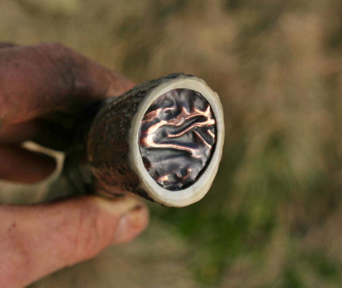 Custom  large hunter in African antelope and elk antler