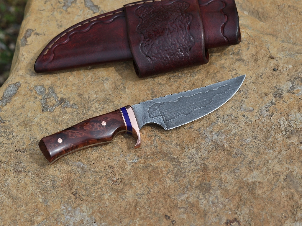 Custom Choke up utility, redwood burl