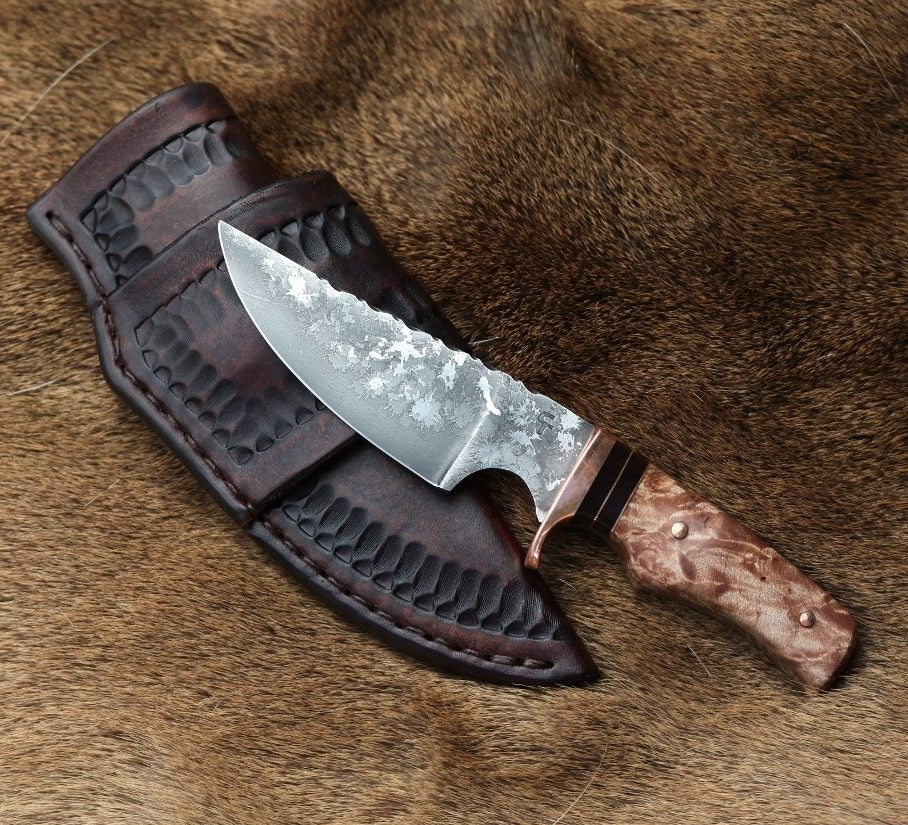 Custom choke up Utility, EDC, burl maple