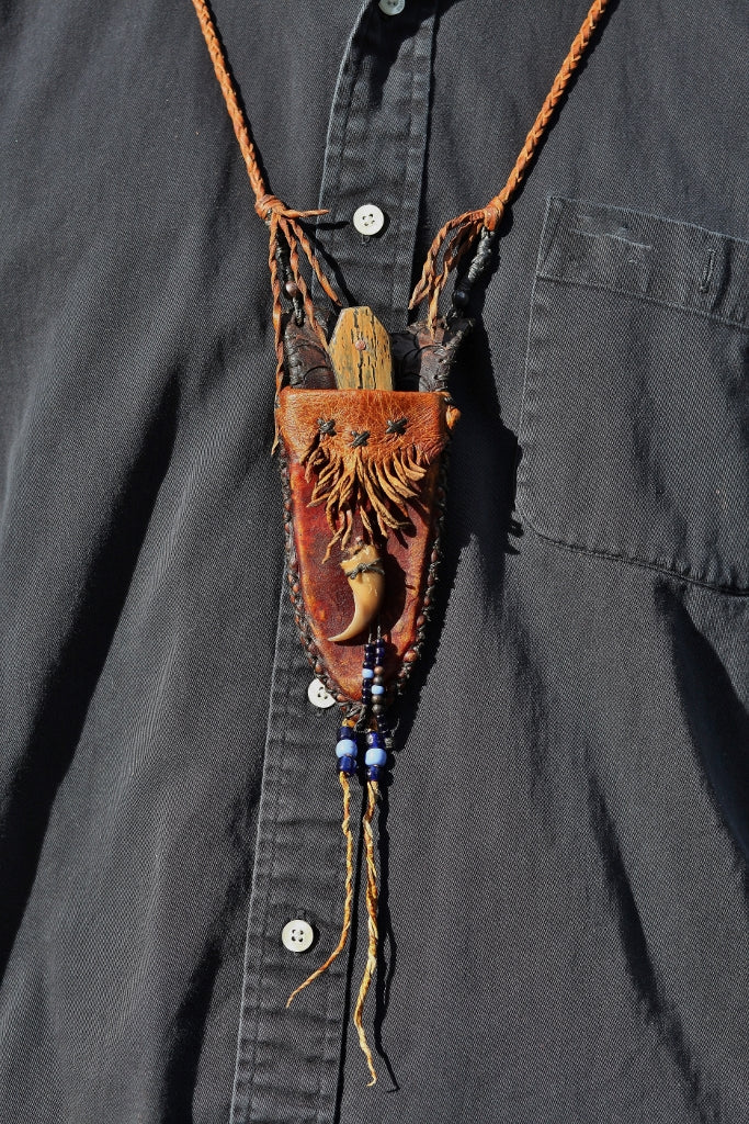 Mountain Man/Women neck knife, mammoth ivory