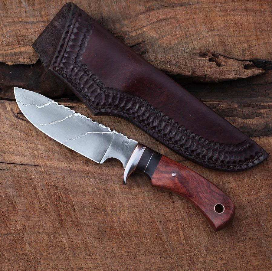 Large Game/Camp knife, bubinga wood