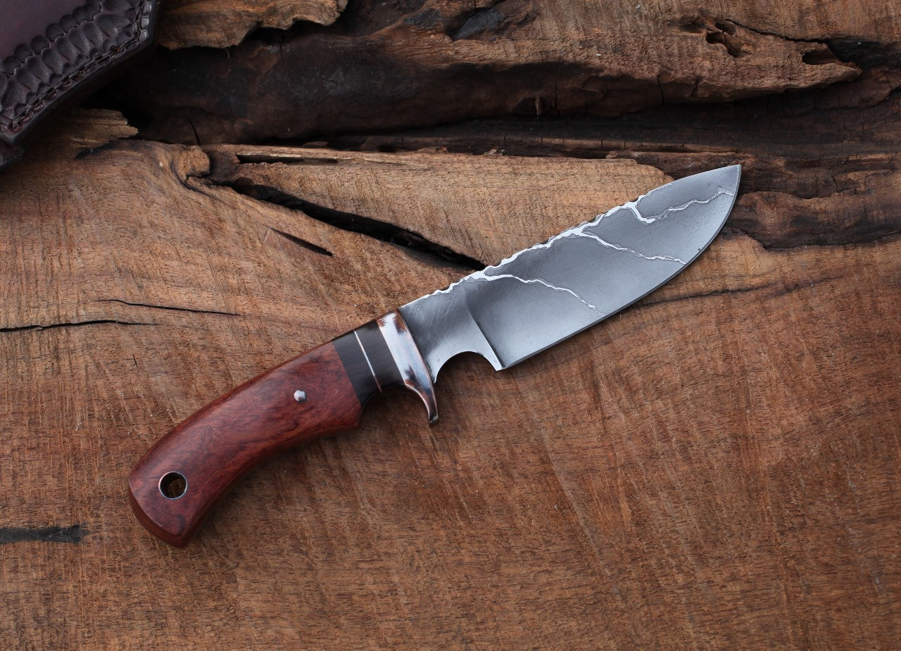 Large Game/Camp knife, bubinga wood