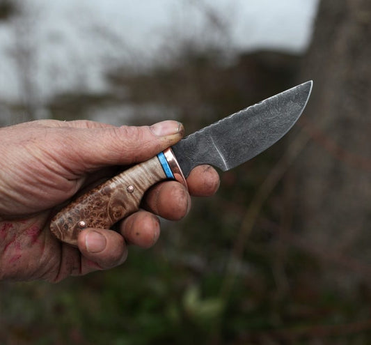 Little Guy EDC, maple burl