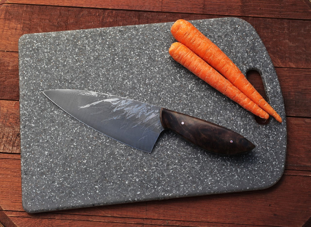 6.5 Custom chefs knife, walnut burl