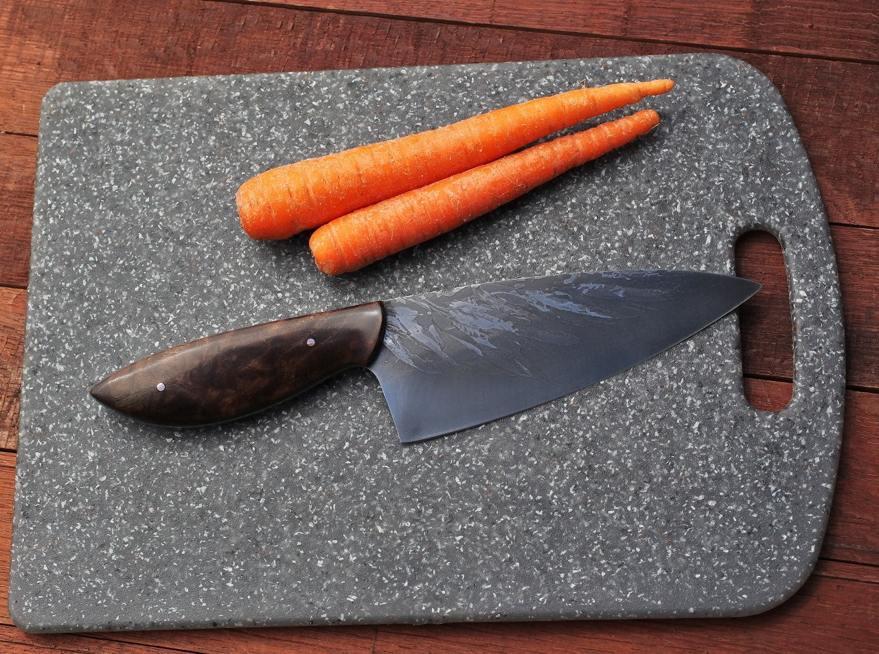 6.5 Custom chefs knife, walnut burl