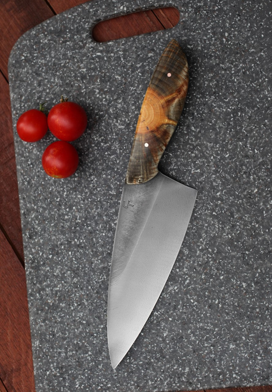 6.5 inch  Custom Chefs knife, Ponderosa pine