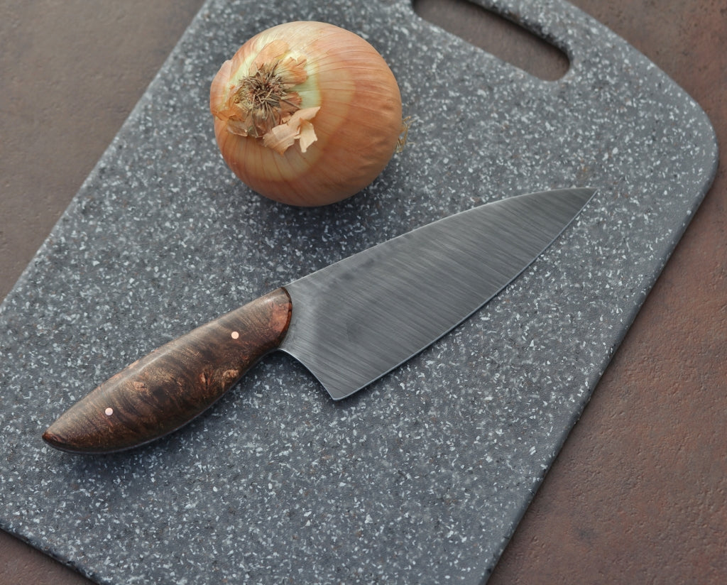 6 inch Chefs knife, spalted and figured maple