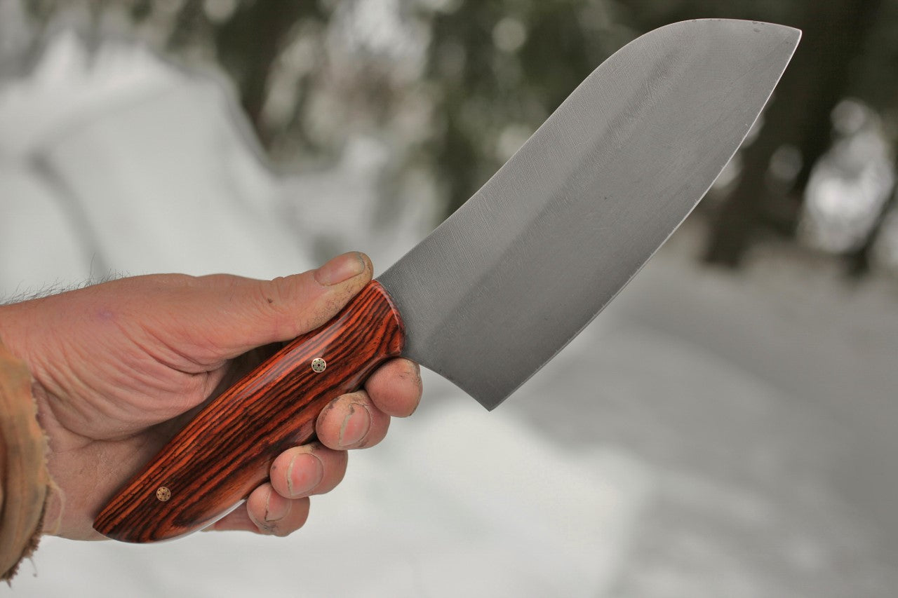 6.5 inch Custom Camp/chef, cocobolo wood