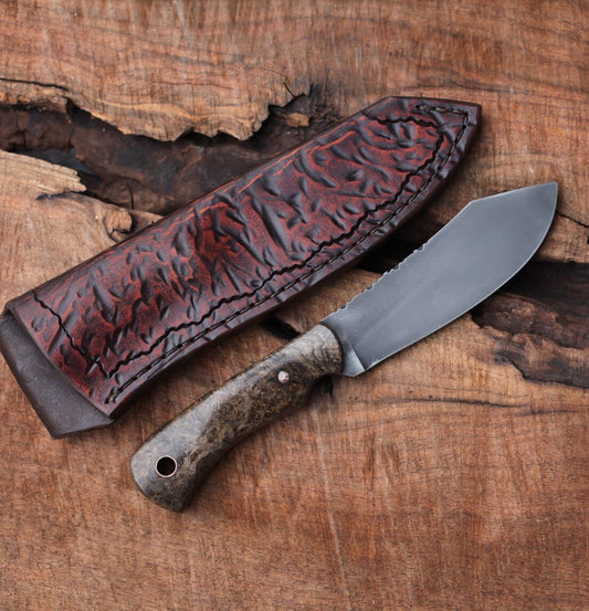 Custom Nessmuk, ash burl