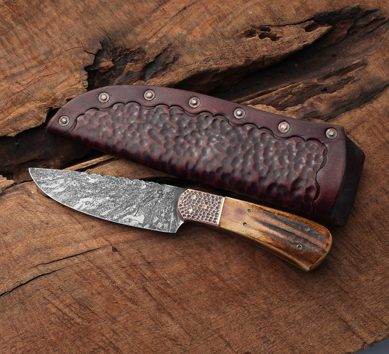 Custom hunter, elk/copper