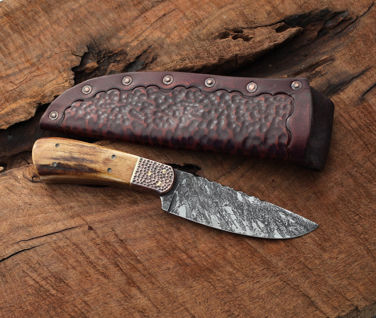 Custom hunter, elk/copper