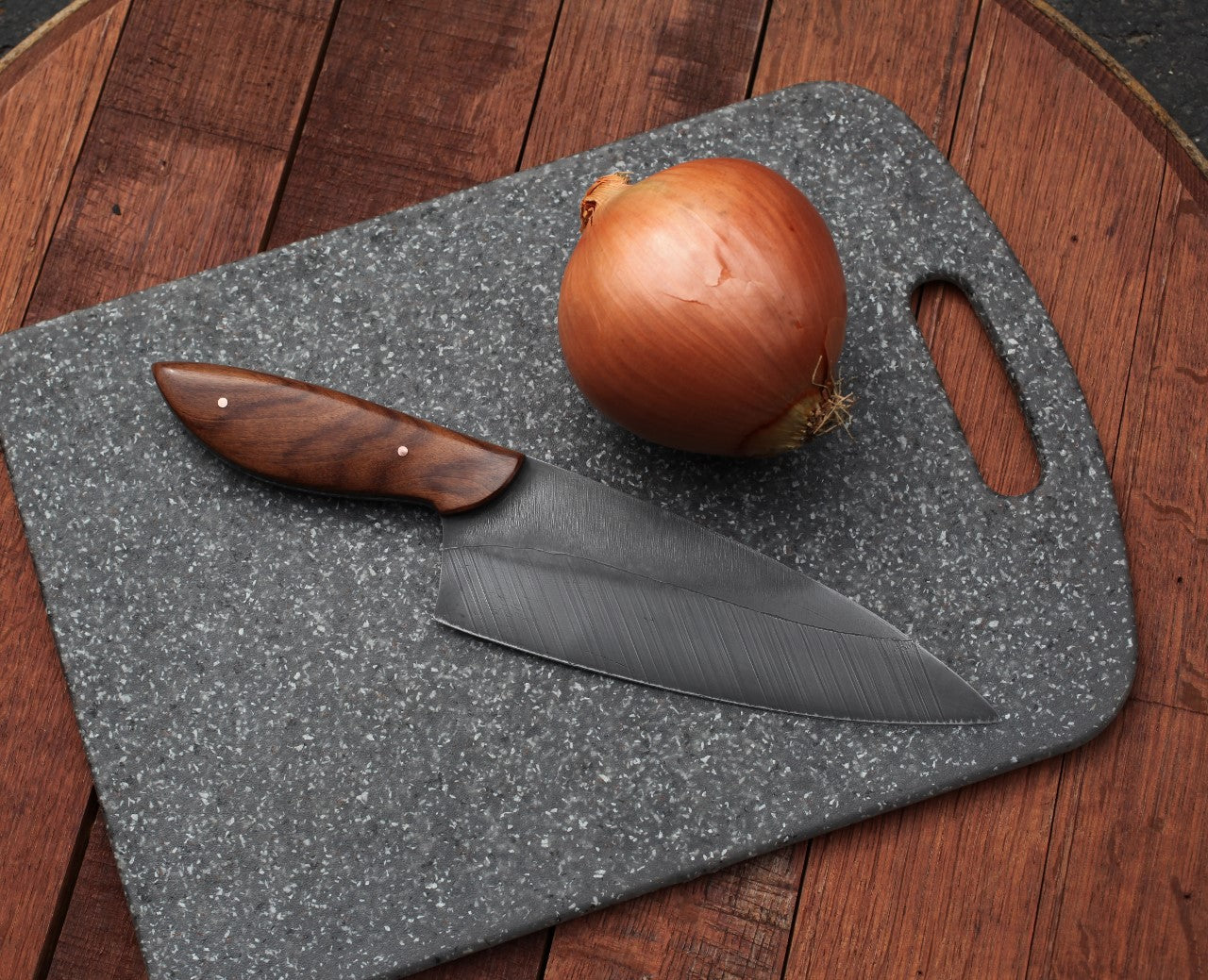 Custom Chefs knife, rosewood