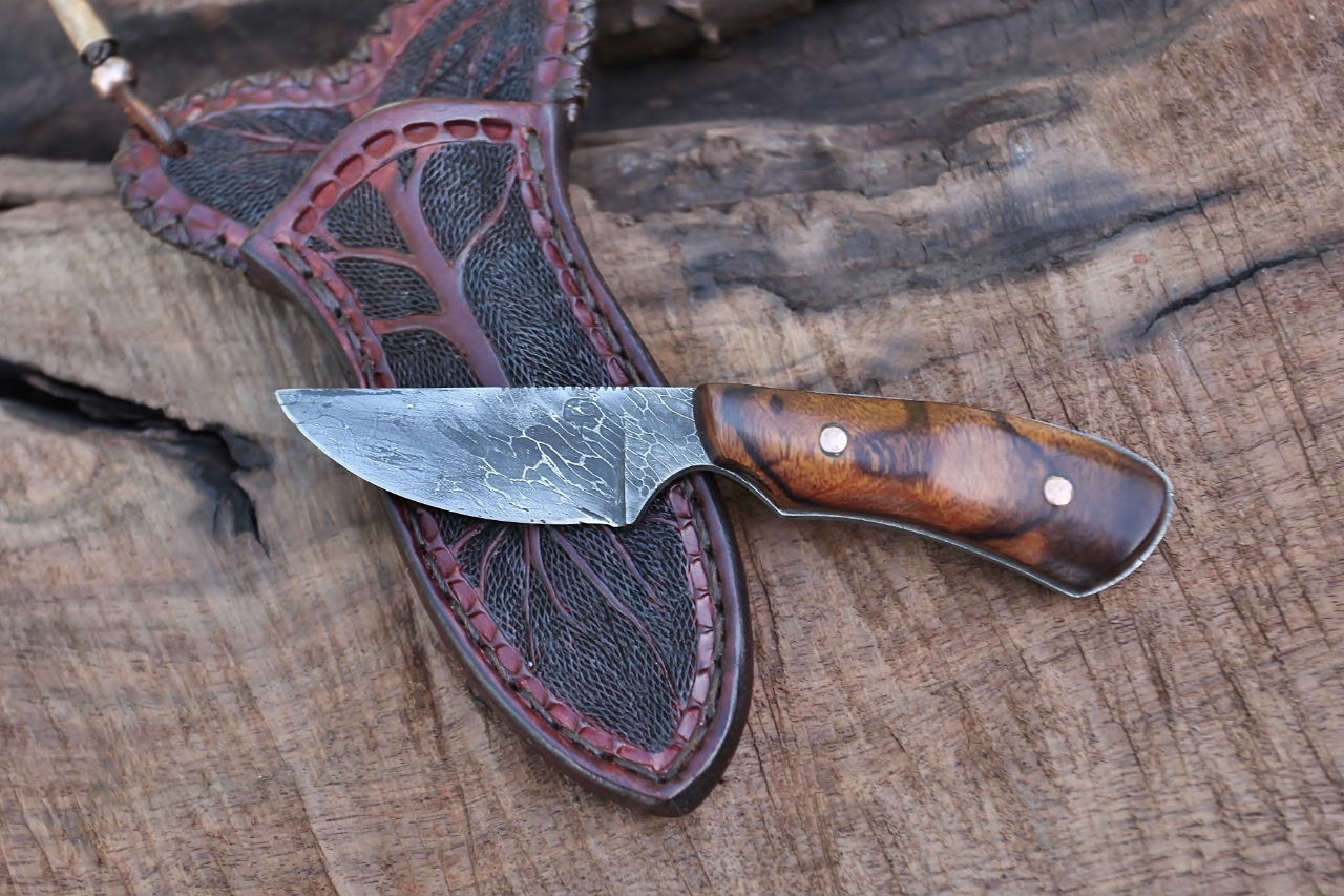 Cable neck knife (oil drill rig) , ironwood