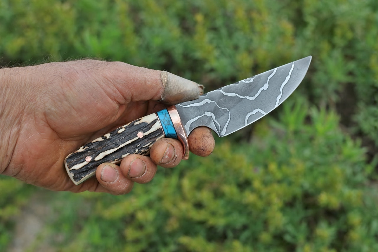 Custom utility, EDC, Sambar stag