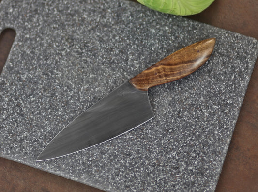 6 inch Chefs knife, walnut