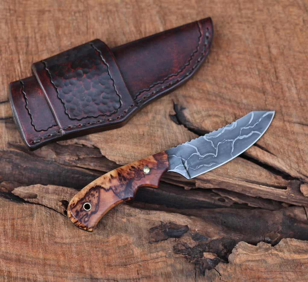 Custom spay point utility/hunter, spalted cherry