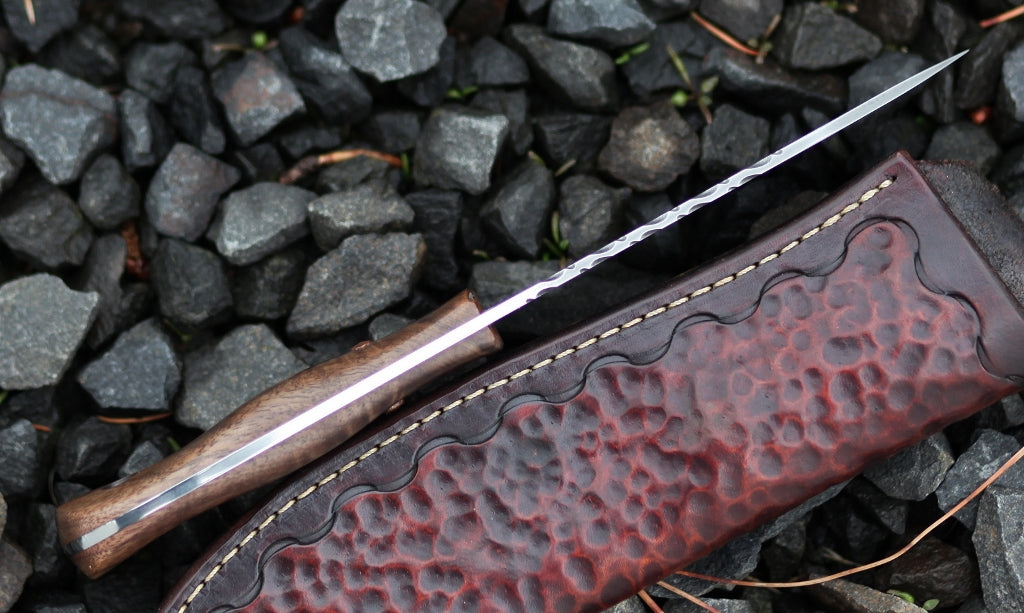 Nessmuk hunter, figured walnut