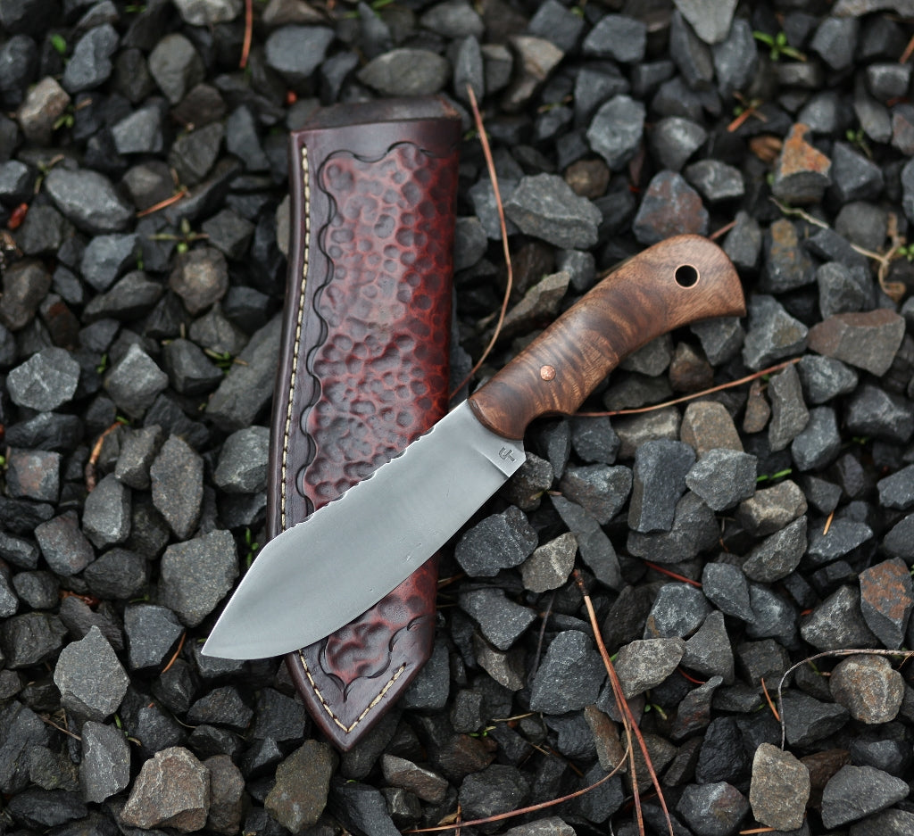 Nessmuk hunter, figured walnut